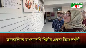 আলবানিতে বাংলাদেশি শিল্পীর একক চিত্রপ্রদর্শনী