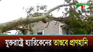 যুক্তরাষ্ট্রের উপকূলীয় শহরে হ্যারিকেনের তাণ্ডবে প্রাণহানি ও জলাবদ্ধতা