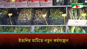 ইতালিতে নতুন কর্মসংস্থান